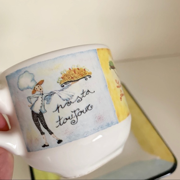 NWOT Brunelli made in Italy tea cup and saucer